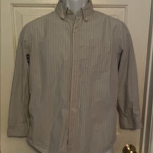 Striped Button-Up Shirt